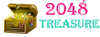 2048 joc de comori treasure logo